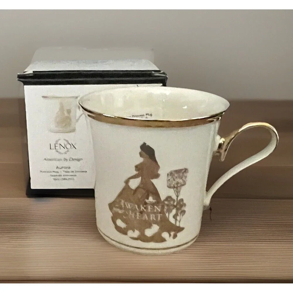 Lenox Disney Parks Princess Aurora Awaken Your Heart 10oz Coffee Tea Mug